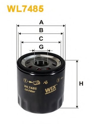 WL7485 WIX FILTERS