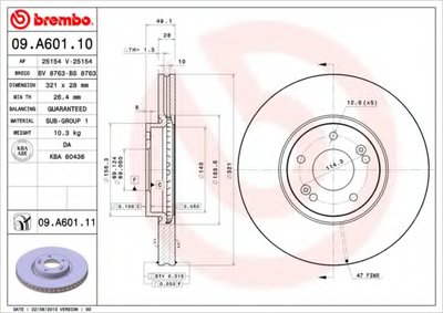 09A60110 BREMBO