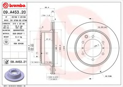 09A45321 BREMBO