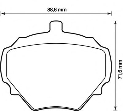 Гальмівні колодки задні