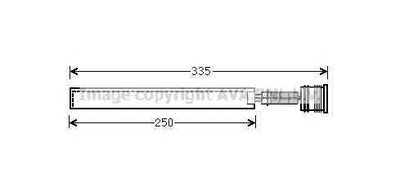Осушитель кондиционера Opel Astra J 09-15/Insignia 11-17