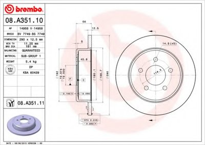 08A35111 BREMBO