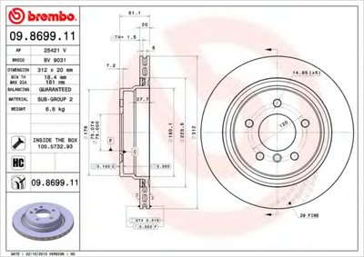 09869911 BREMBO