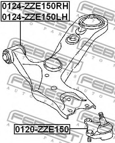 0124ZZE150LH FEBEST