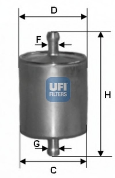 Паливний фільтр  ufi