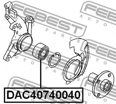 DAC40740040 FEBEST