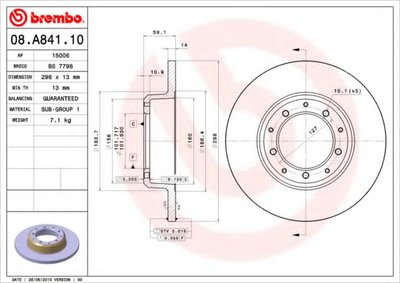 08A84110 BREMBO