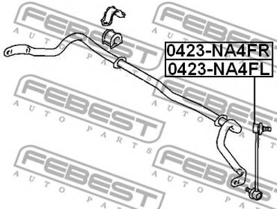 0423NA4FL FEBEST