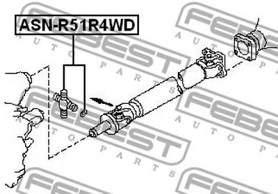 ASNR51R4WD FEBEST
