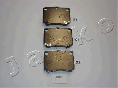 Гальмівні колодки задні