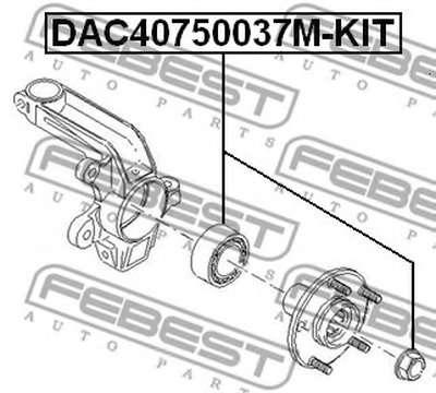DAC40750037MKIT FEBEST