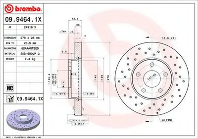 0994641X BREMBO