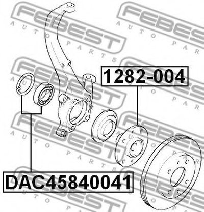 DAC45840041 FEBEST