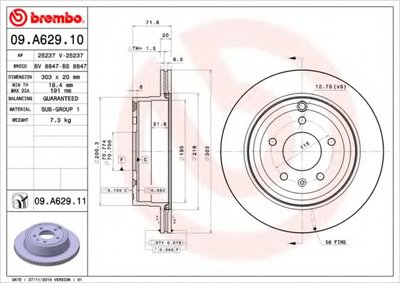 09A62910 BREMBO
