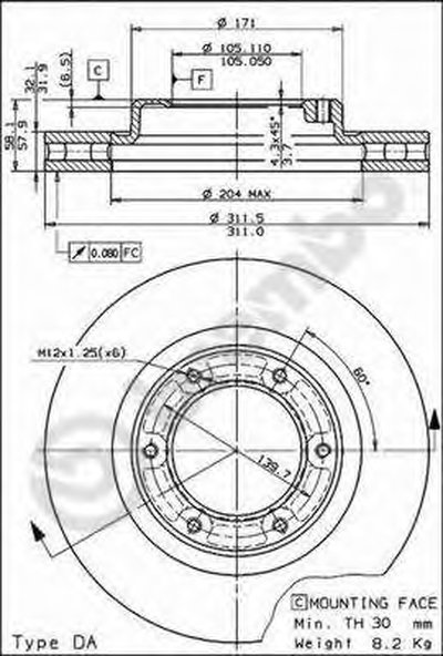 09591410 BREMBO