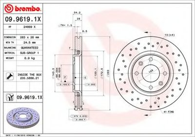 0996191X BREMBO
