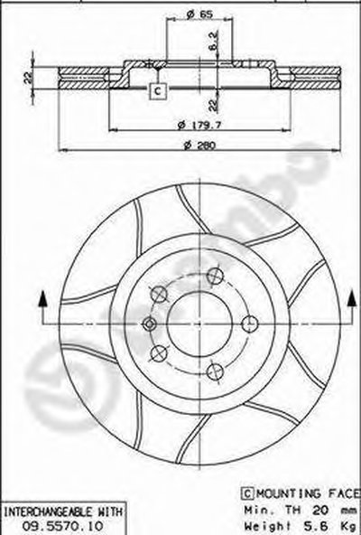 09557075 BREMBO