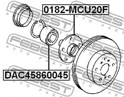 DAC45860045 FEBEST