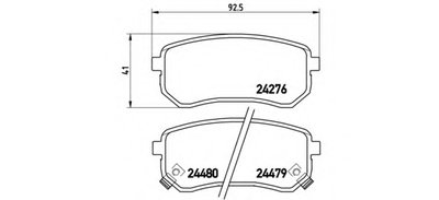P30033 BREMBO