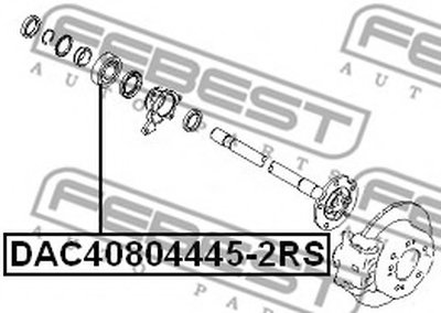 DAC408044452RS FEBEST