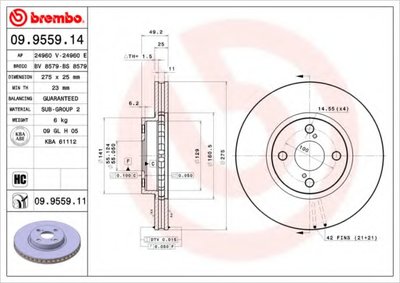 09955911 BREMBO