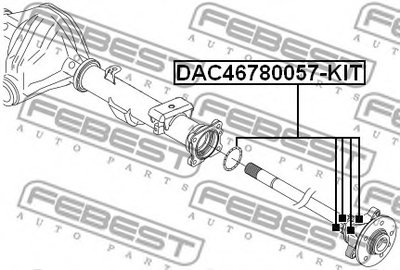 DAC46780057KIT FEBEST