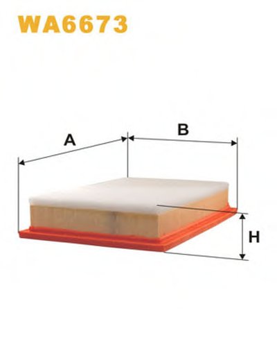 WA6673 WIX FILTERS