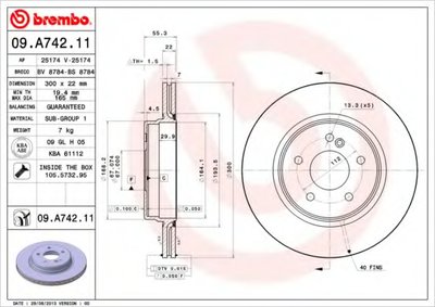 09A74211 BREMBO