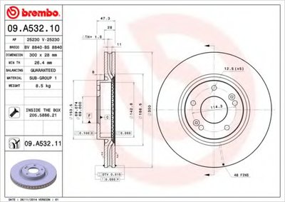 09A53211 BREMBO