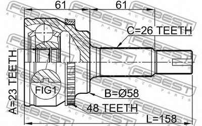 0110ZZE120A48 FEBEST