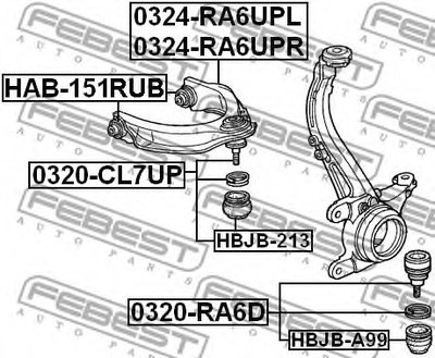 HAB151RUB FEBEST