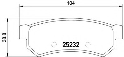 P10053 BREMBO