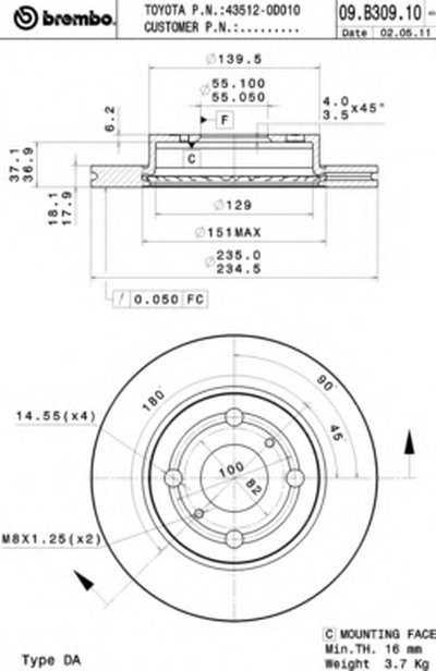 09b30910 brembo