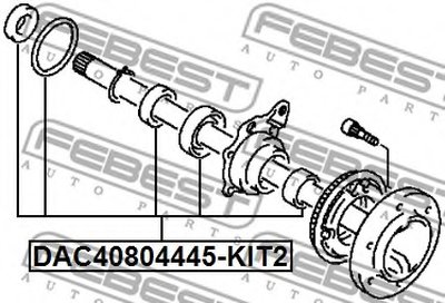 DAC40804445KIT2 FEBEST