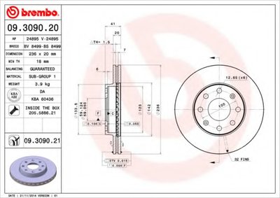 09309020 BREMBO
