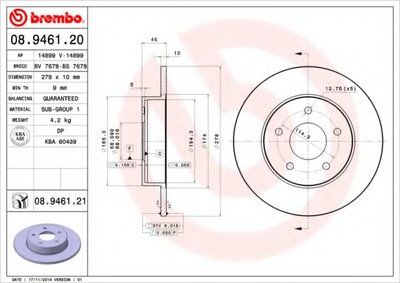 08946121 BREMBO