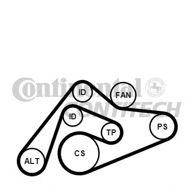 6PK2404K1 CONTITECH