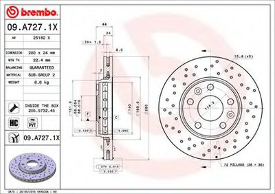 09A7271X BREMBO