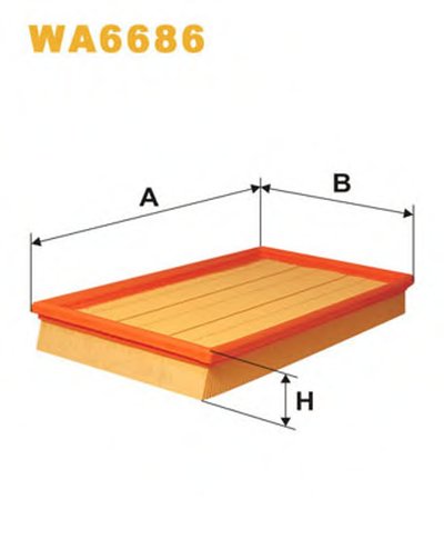 WA6686 WIX FILTERS