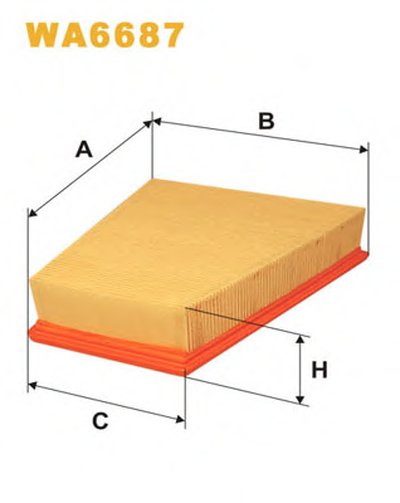 WA6687 WIX FILTERS