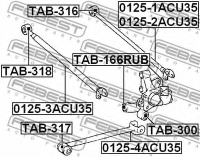TAB166RUB FEBEST