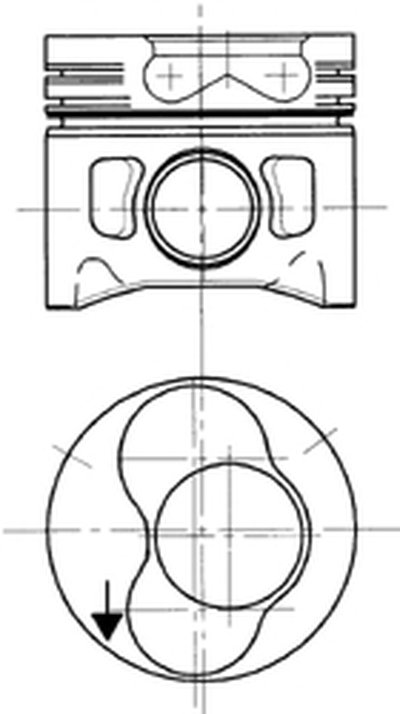 Поршень vw 80,51 