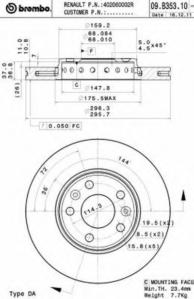 09B35310 BREMBO