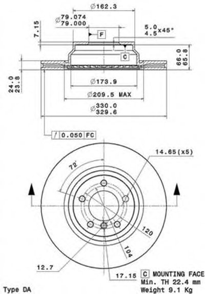 09A25911 BREMBO