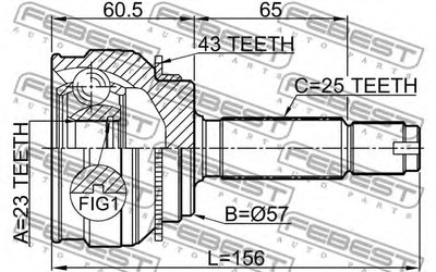 0410035A43 FEBEST