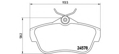 P61095 BREMBO