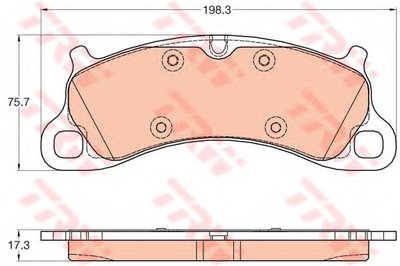 Гальмівні колодки дискові PORSCHE 911 "F "11>>