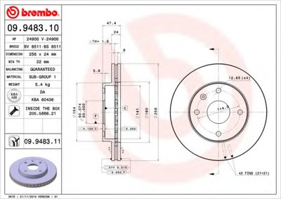 09948311 BREMBO
