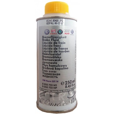 Тормозная жидкость dot-4, 0,25л.